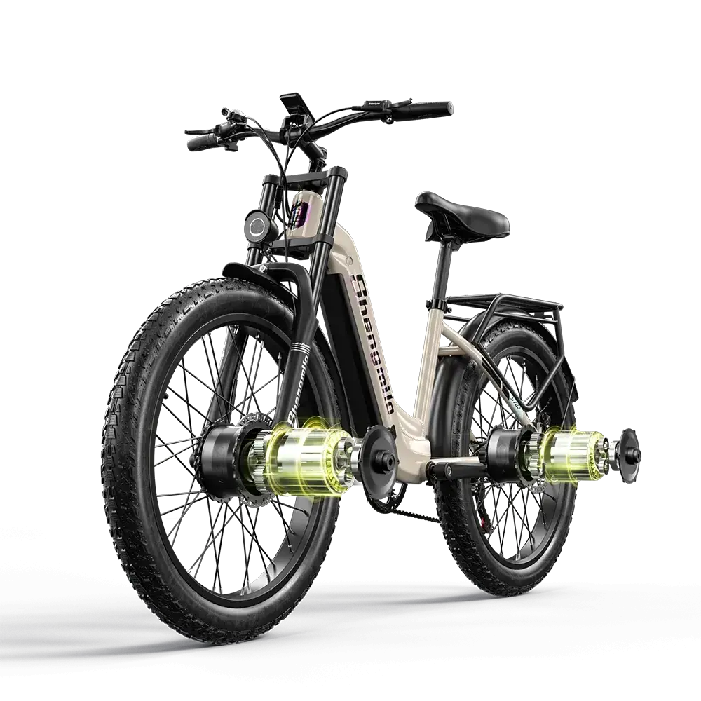 shengmilo s700 26 step thru fat tire electric city bike 1000w 2 dual motor (1)